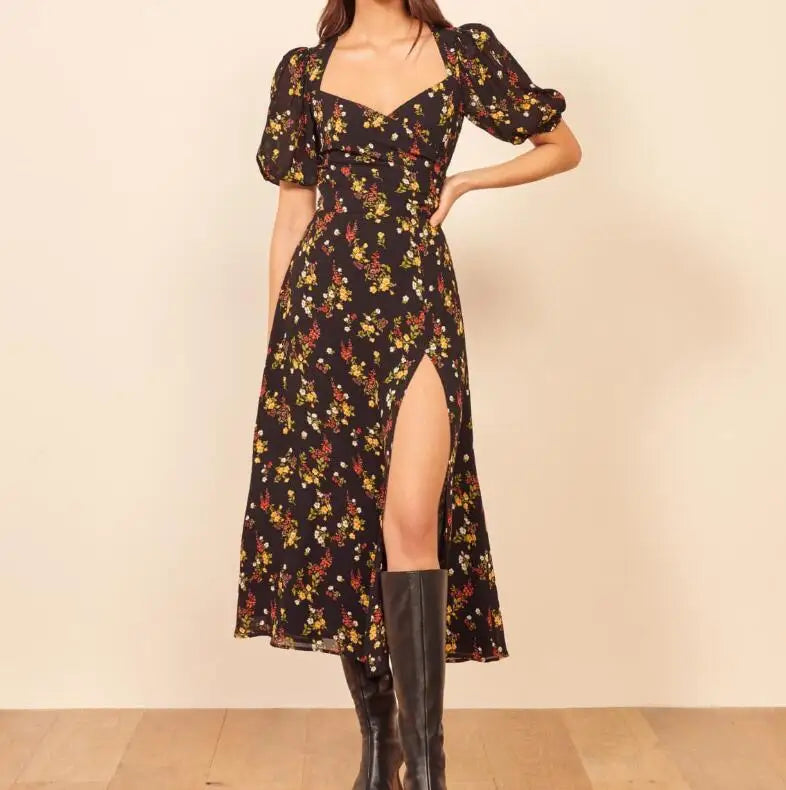 Sexy White Spliced Lace Wire Chest Corset Style Mini Dress Women Full Sleeve Cross Bandage Lacing up Back Bow Party Skater Robe