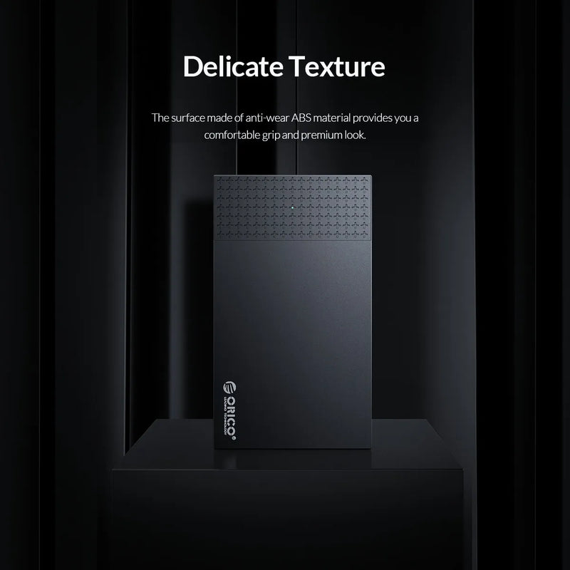 ORICO Type-C External Hard Drive Case SATA to USB3.1 HDD Enclosure for 2.5'' HDD SSD 6Gbps Speed Support UASP