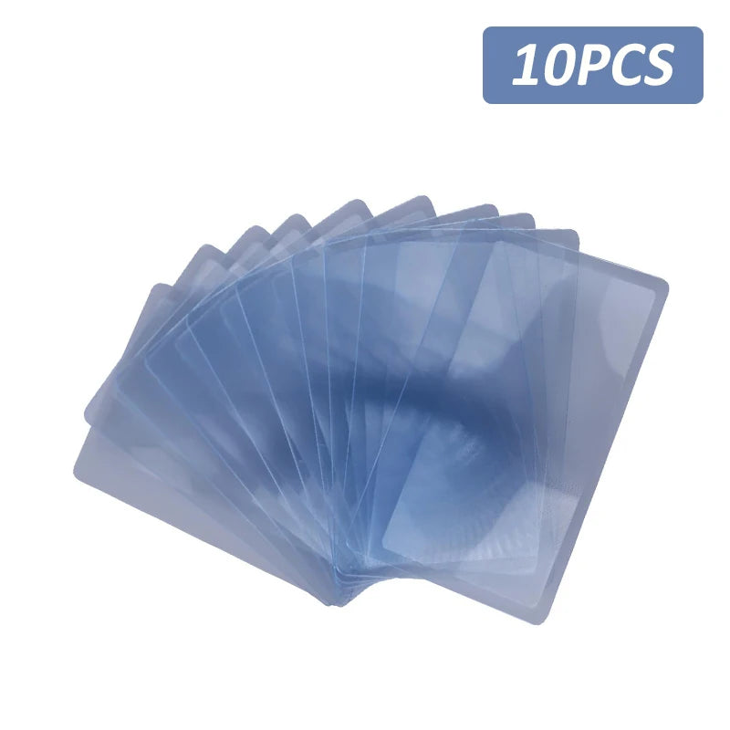 10-100pcs 3 X Magnifier Magnification Magnifying Fresnel LENS Pocket Credit Card Size Transparent magnifying glass 8.*5.5*0.04cm