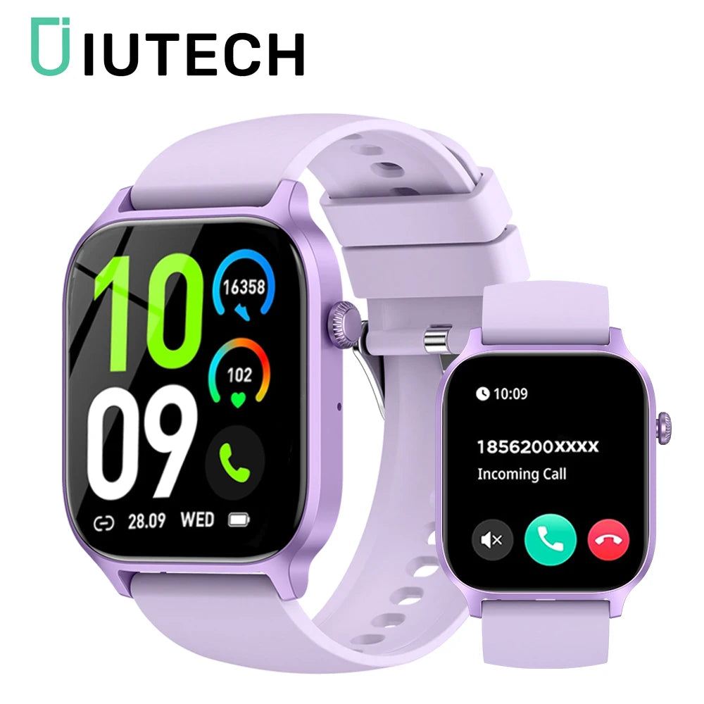 IUTECH Y7 Smart Watch 2024 for Men Women 1.85 inch Bluetooth Call Smartwatch Health Diving Watches Relojes Smart Wrist Watch