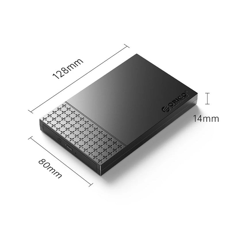 ORICO Type-C External Hard Drive Case SATA to USB3.1 HDD Enclosure for 2.5'' HDD SSD 6Gbps Speed Support UASP