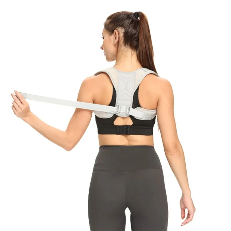 Posture Corrector Clavicle Spine Back Belt Adjustable Unisex Upper Back Shoulder Lumbar Posture Correction