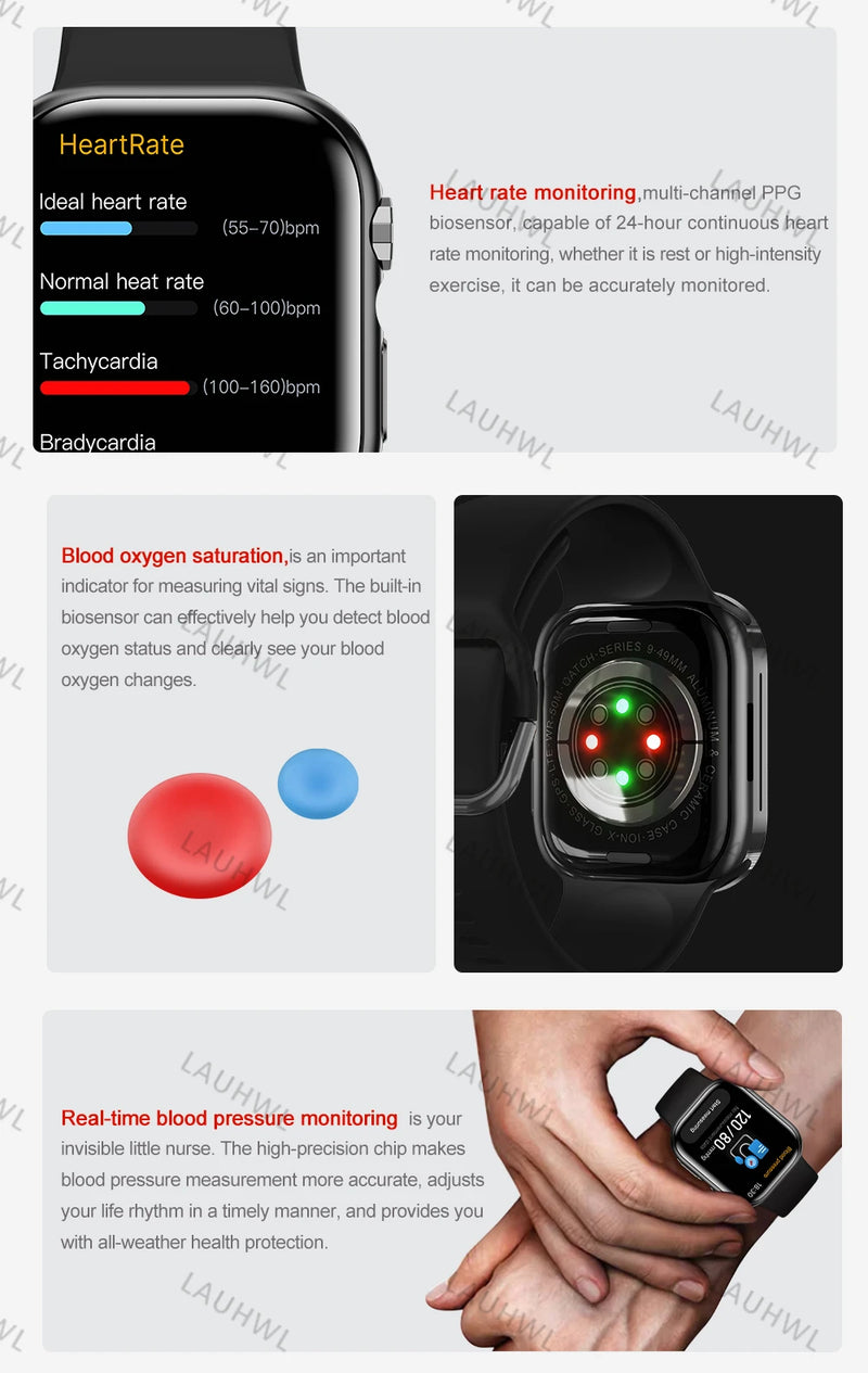 Smart Watch Series 9 Men HD
