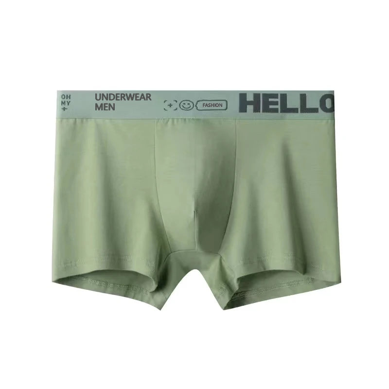 1Pcs Men's Boxer Shorts Cotton Underwear Sexy Panties Boxers Man Underpant Comfortable and Fit U Convex Lingerie Plus Size L-6XL