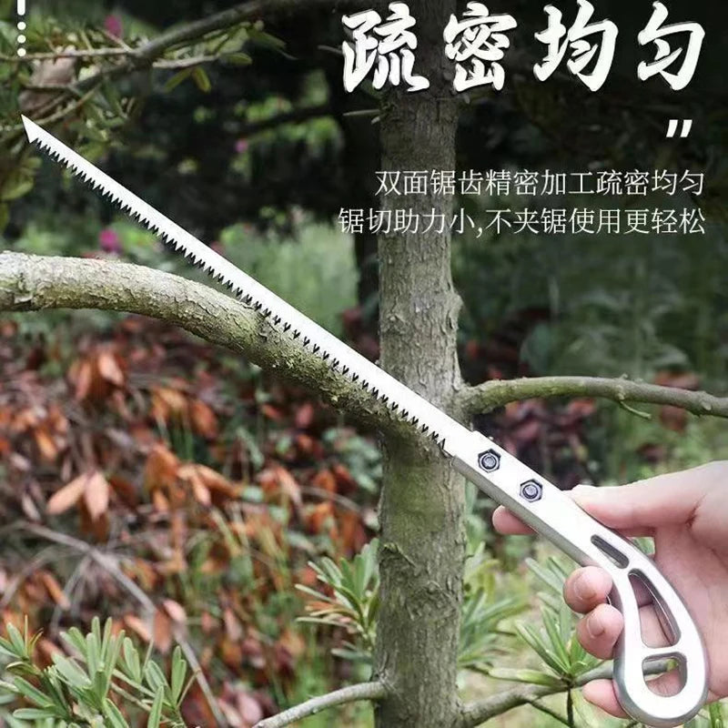 SK5 Steel Handsaw Garden Saw Tools, Fast Cutting Portable, DIY Sharp Wood Cutting Tools, 340mm