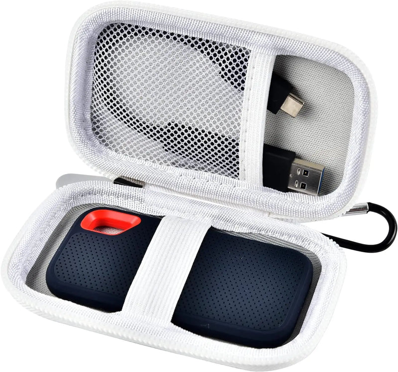 Case Compatible with SanDisk 1TB 2TB 500GB/for SanDisk PRO Extreme Portable SSD, External Solid State Hard Drive Storage Holder