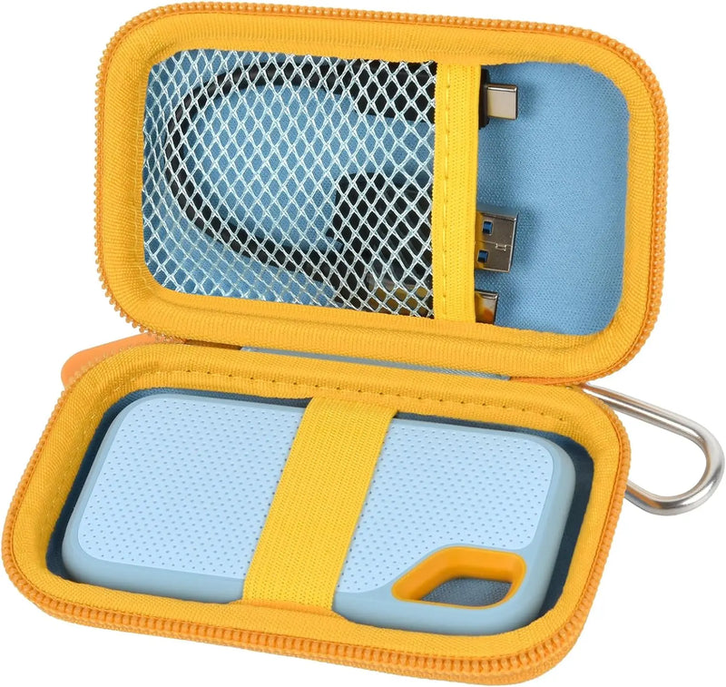 Case Compatible with SanDisk 1TB 2TB 500GB/for SanDisk PRO Extreme Portable SSD, External Solid State Hard Drive Storage Holder