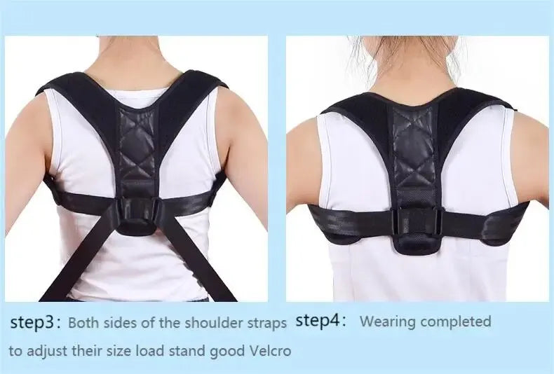 Back Posture Correction Belt Hunchback Prevention Correction of Sitting Posture Unisex Breathable Body Shaping