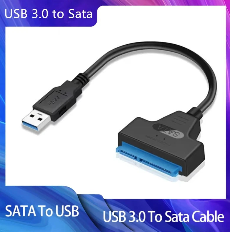 New Sata to usb 3.0/2.0 Type c Cable Support 2.5 Inches External HDD SSD Hard Drive Adapter Cable Computer Connector Converter