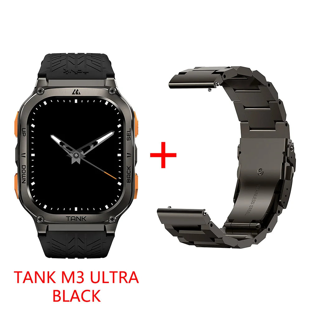 2025 Original KOSPET TANK M3 Ultra GPS Smartwatches For Men Women Smartwatch 480mAh Digital Fitness AMOLED AOD Bluetooth Watches