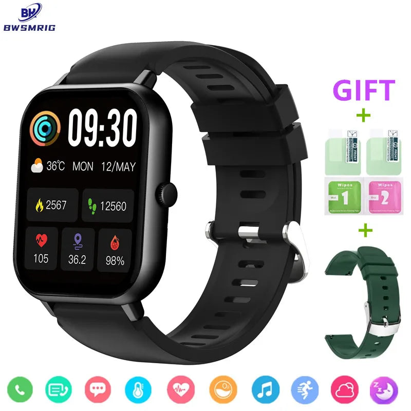 New Smart Watch Men Women Calls Clock Heart Rate Sleep Monitoring Sport Fitness Tracker Smartwatch For Android IOS Xiaomi phone