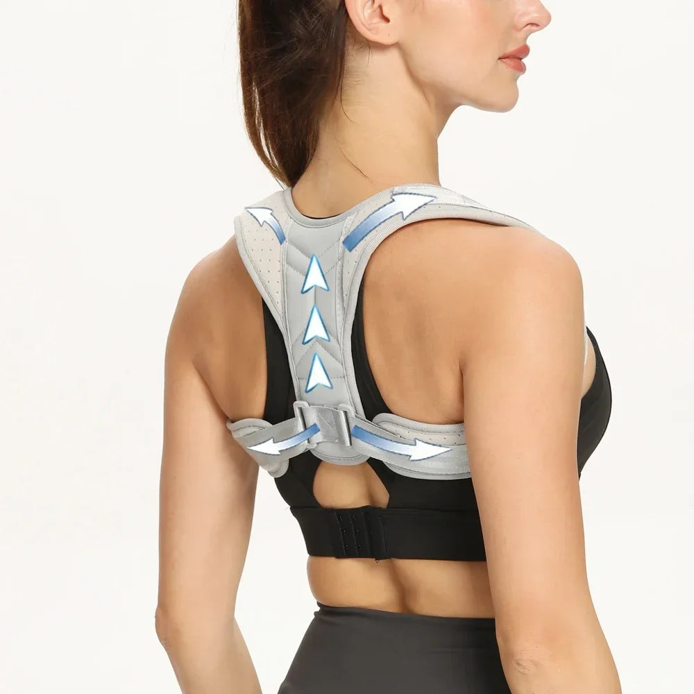 Back Posture Corrector Belt Brace Hunchback Corrector Adult Men and Women Sitting Posture Correction Belt Shoulder Straight Back