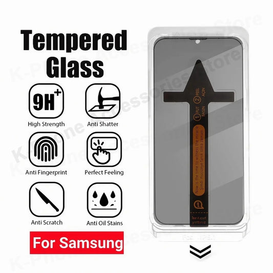 Privacy Tempered Glass For Samsung Galaxy S25 Ultra S24Ultra S24U S24 Ultra Plus Premium Anti-spy Easy Install Screen Protector