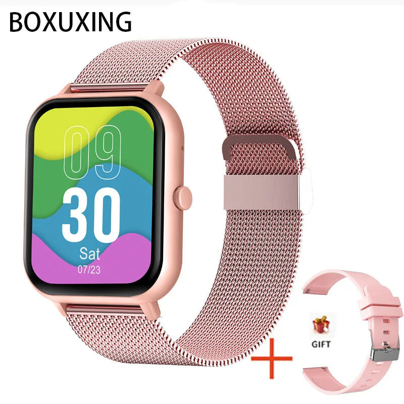 2025 New For Xiaomi Smart Watch Women Bluetooth Call Sport Fitness Tracker Watch Health Monitor Fashion Ladies Men Smartwatch