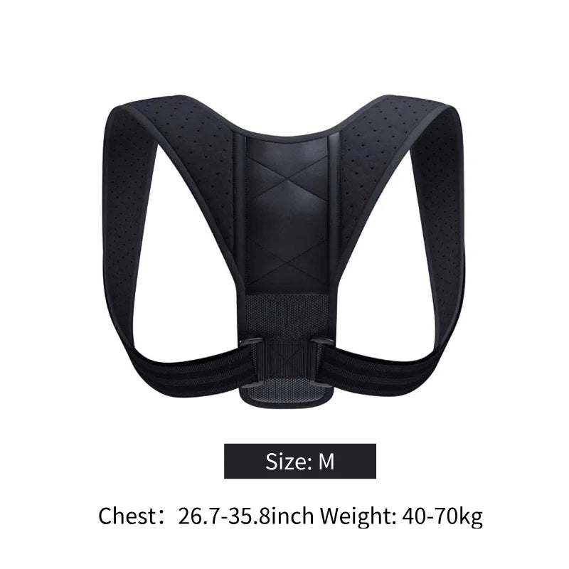 Back Posture Correction Belt Hunchback Prevention Correction of Sitting Posture Unisex Breathable Body Shaping