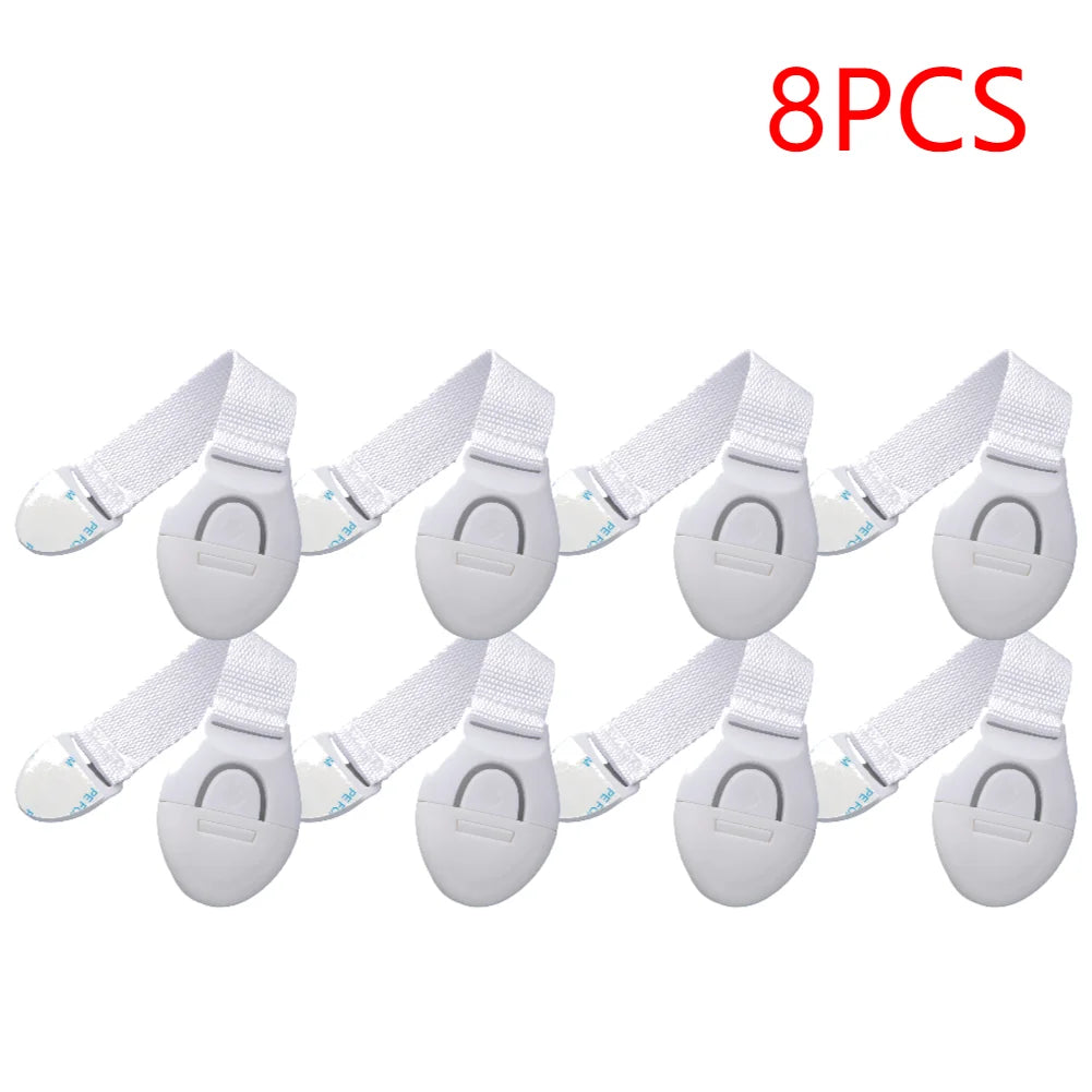 1-20PCS Plastic Child Safety Cabinet Lock Baby Security Protection Drawer Door Cabinet Lock Protection Kids Safety Door Lock