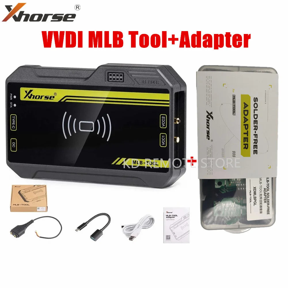 Xhorse VVDI MLB TOOL XDMLB0GL with Solder-free Adapter XDMLBPGL for Audi VW Touareg VVDI2/Key Tool Pad PLUS Programmer