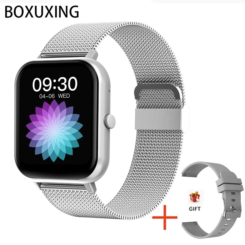 2025 New For Xiaomi Smart Watch Women Bluetooth Call Sport Fitness Tracker Watch Health Monitor Fashion Ladies Men Smartwatch