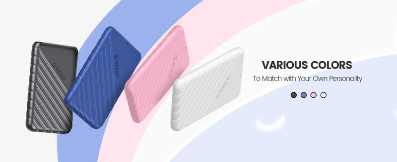ORICO for PC Laptop MicroB USB3.0 2.5" External Storage HDD Case SATA 5Gbps HDD SSD Hard Drive Enclosure Support UASP