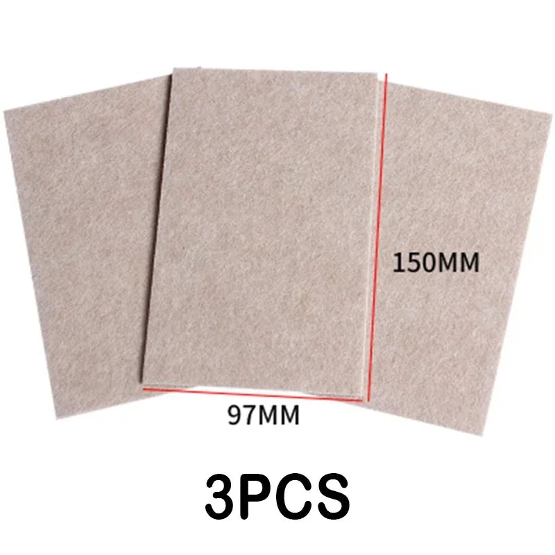 Self Adhesive Felt Chair Leg Pads, Floor Protectors, Furniture Legs, Table Leg Covers, Bottom Anti-Slip Pads, Beige, 3mm