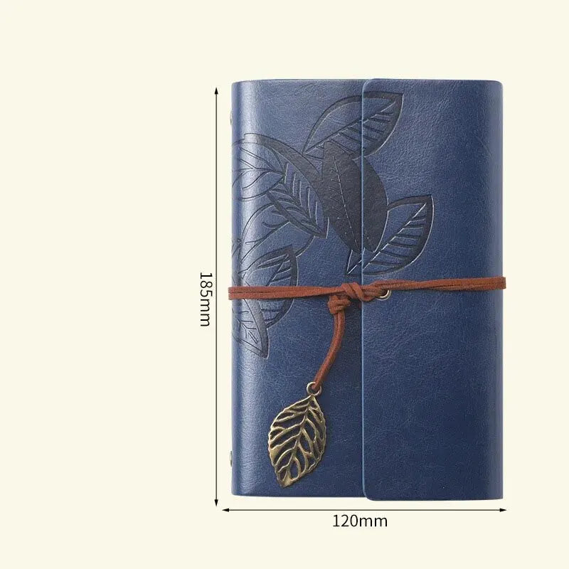 1pcs Retro Notebook Leather Travellers Notebook Daily Loose Leaf Binder Notebook Kraft Paper