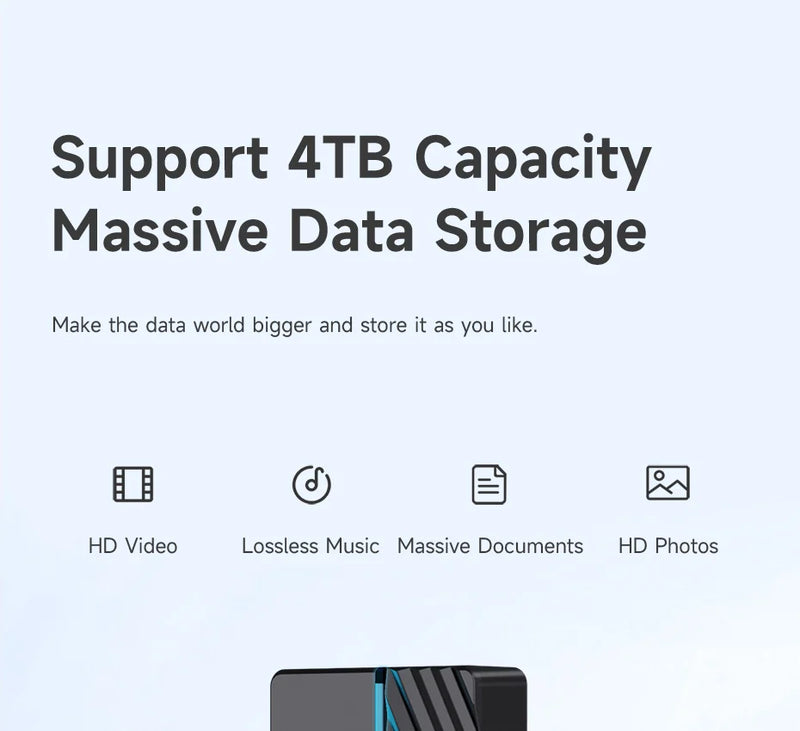 Hagibis USB 4.0 40Gbps M.2 NVMe SSD Enclosure Compatible with Thunderbolt 4/3 USB 3.2/3.1/3.0 ASM2464 External Hard Drive Case