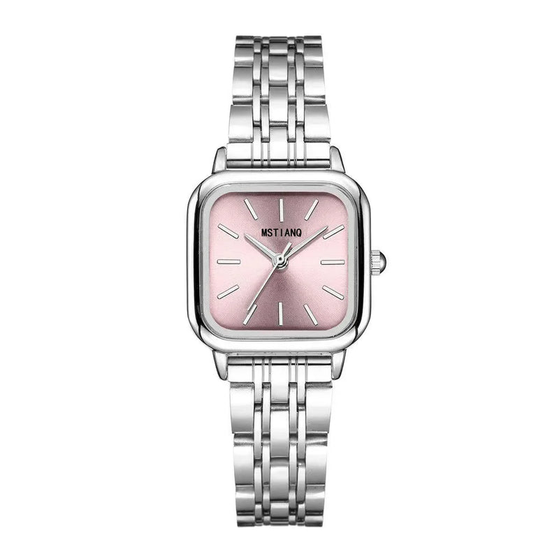 Fashion Simple Women Watch Versatile Ins Watch Female Student Bamboo Knot Steel Band Quartz Watch Luxury Gift Clock Wristwatches