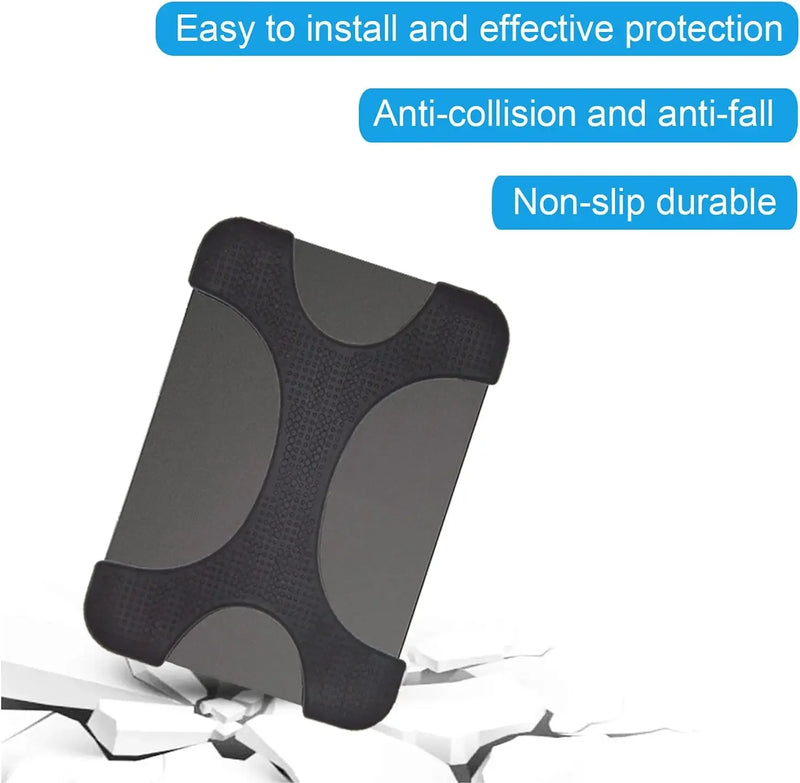 Nworld 2.5" Shockproof Hard Drive Disk HDD Silicone Case Cover Protector For Backup Plus External Hard Drive