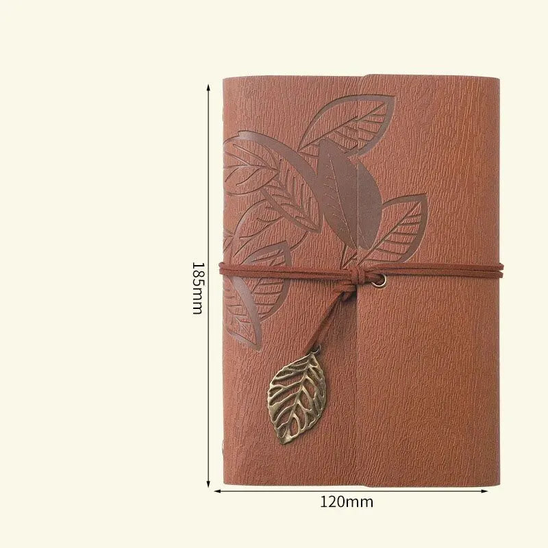 1pcs Retro Notebook Leather Travellers Notebook Daily Loose Leaf Binder Notebook Kraft Paper