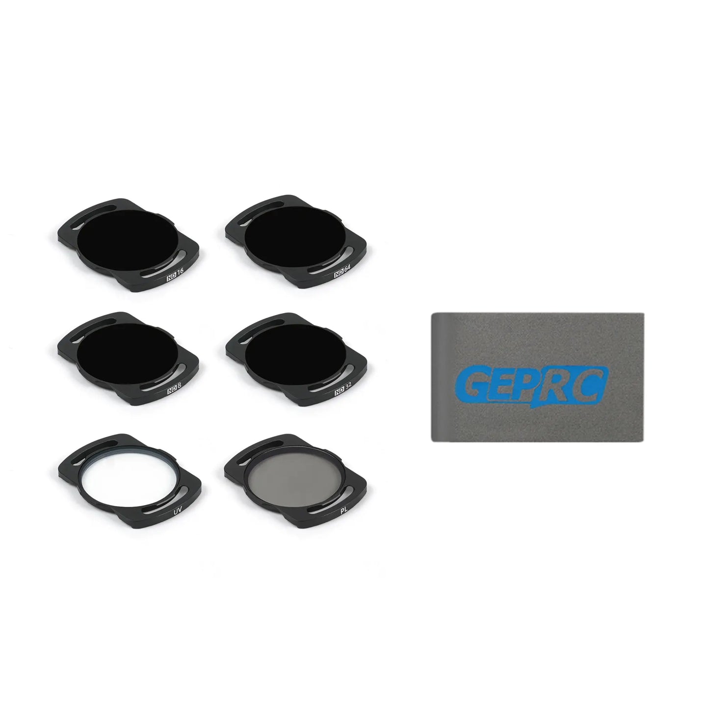 GEPRC O3 Air Unit ND Filters lens ND8 ND16 ND32 CPL Lens Filter Set Aluminium Alloy Frame for O3 Air Black Action Camera CPL Len