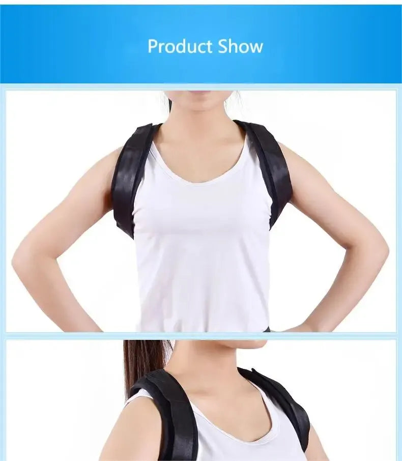 Back Posture Correction Belt Hunchback Prevention Correction of Sitting Posture Unisex Breathable Body Shaping