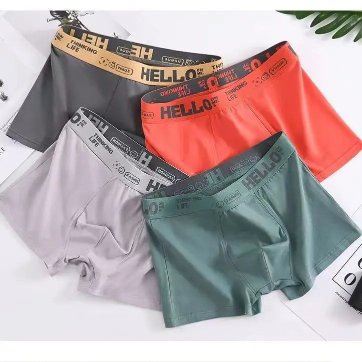 1Pcs Men's Boxer Shorts Cotton Underwear Sexy Panties Boxers Man Underpant Comfortable and Fit U Convex Lingerie Plus Size L-6XL
