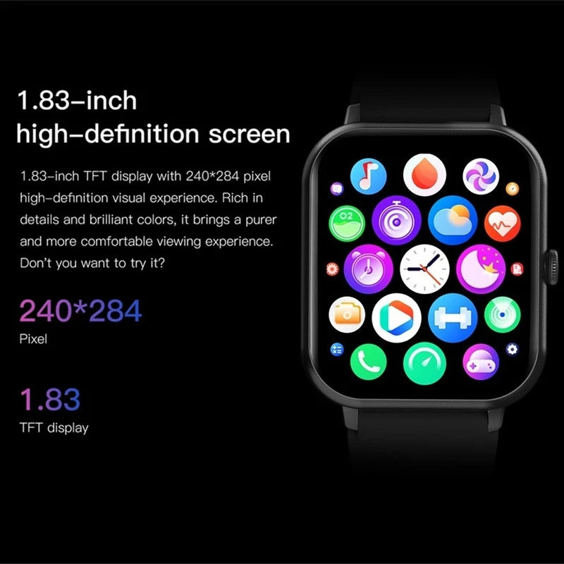 New Smart Watch Men Women Calls Clock Heart Rate Sleep Monitoring Sport Fitness Tracker Smartwatch For Android IOS Xiaomi phone