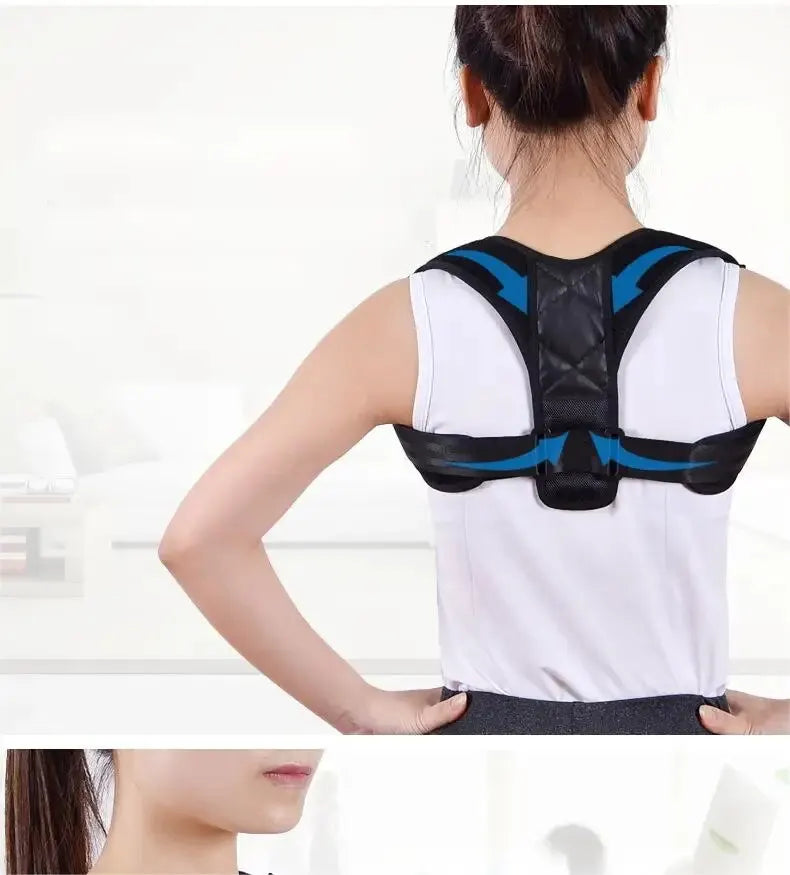 Back Posture Correction Belt Hunchback Prevention Correction of Sitting Posture Unisex Breathable Body Shaping