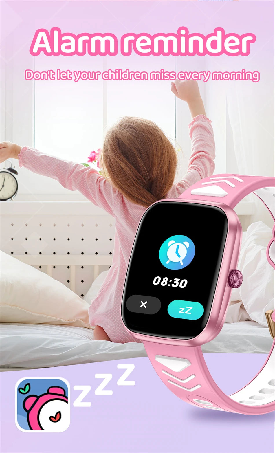 LIGE Kids Smartwatch Teenage Pedometer Sports Children Smartwatch Boys Girls Present Wireless Calling Student Gift Touch Watch