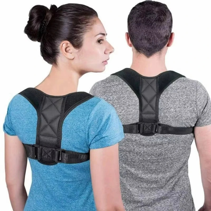 Adjustable Breathable Back Posture Corrector Home Office Man Woman Shoulder Support Correction Belt Repair Straight Shoulders