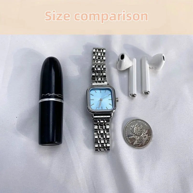 Fashion Simple Women Watch Versatile Ins Watch Female Student Bamboo Knot Steel Band Quartz Watch Luxury Gift Clock Wristwatches