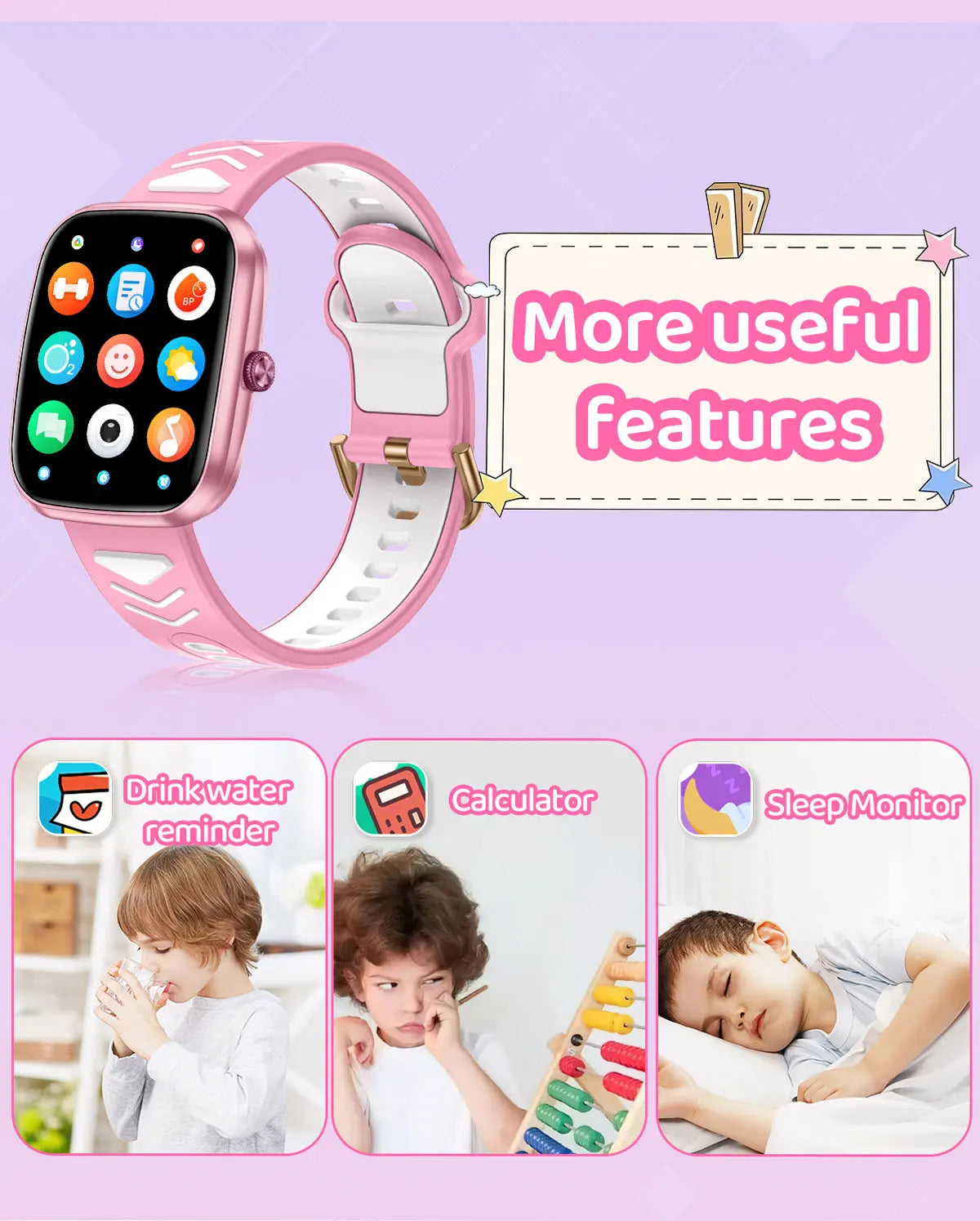 LIGE Multifunction Kids Watches For Xiaomi Call Kids Smart Watch Children Waterproof Smartwatch Alarm Clock Child Watch Gift