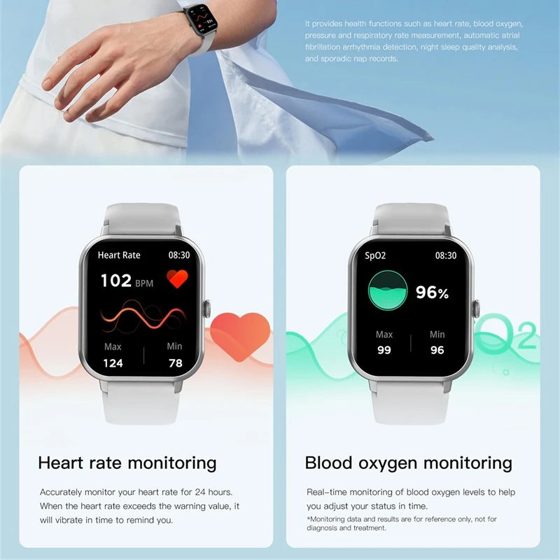 New Smart Watch Men Women Calls Clock Heart Rate Sleep Monitoring Sport Fitness Tracker Smartwatch For Android IOS Xiaomi phone